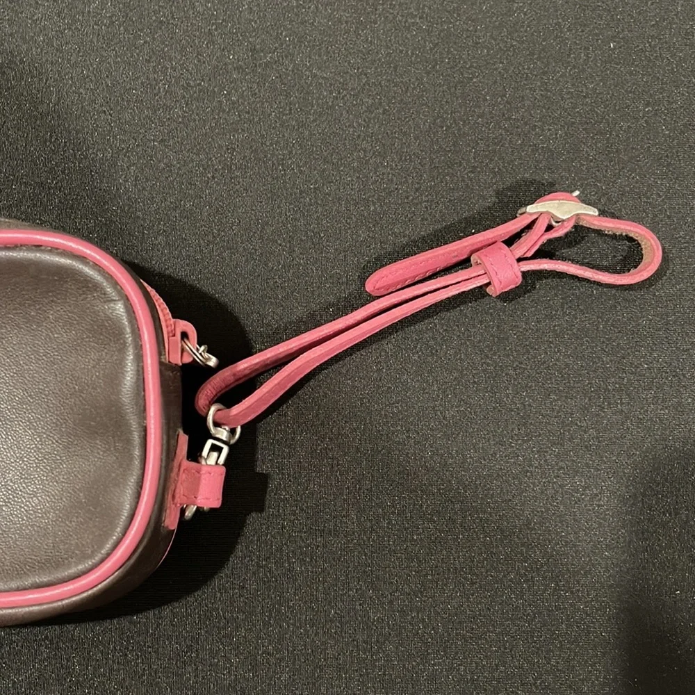 NWT Brighton Leather Cherry Jubilee Wristlet Case Choc Brown Cherries New - Picture 2 of 5